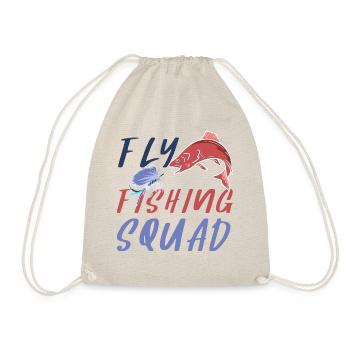 Pêche Funny Quote Fly Fishing Squad - Sac de sport léger - nature - Devant