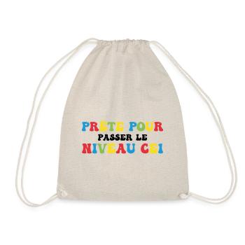Prêt Pour Passer Niveau CE1 Rentrée Scolaire - Sac de sport léger - nature - Devant