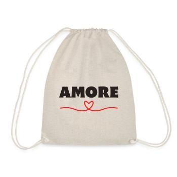 Amore Treasure Darling Valentine's Day - Drawstring Bag - nature - Front