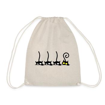 chats Quote Graphic - Sac de sport léger - nature - Devant