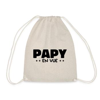 Papy En Vue - Sac de sport léger - nature - Devant