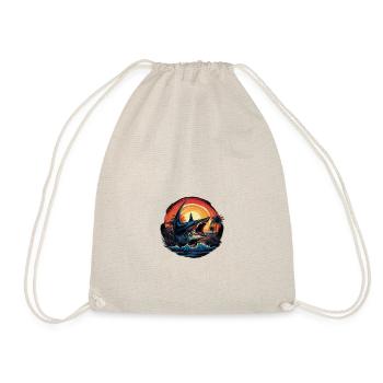 Shark Catch of the Day - Drawstring Bag - nature - Front