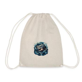 Tribal-Hai - Turnbeutel - Natur - Vorne