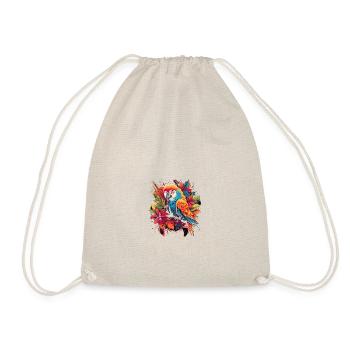 Exotic Parrot Whirlwind - Drawstring Bag - nature - Front