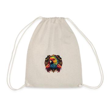 Mystic Parrot - Drawstring Bag - nature - Front