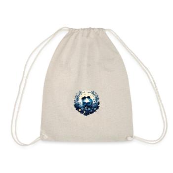 Circle of Beech Flowers - Drawstring Bag - nature - Front