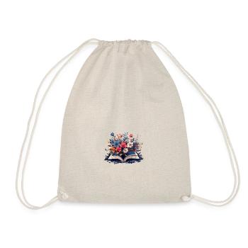 Book of Flowers - Drawstring Bag - nature - Front