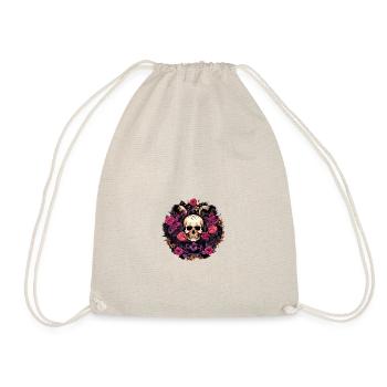 Haunting Floral Rings - Drawstring Bag - nature - Front