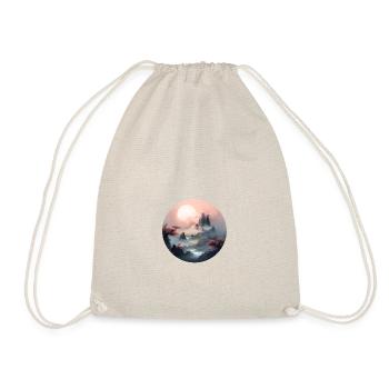 Mystical Peaks - Drawstring Bag - nature - Front