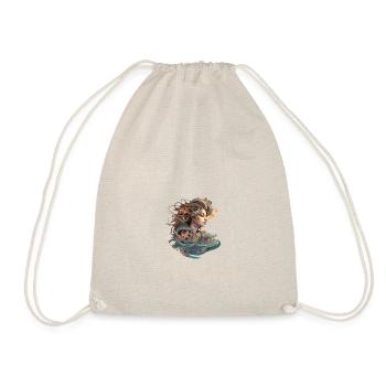Aqua Dream - Drawstring Bag - nature - Front