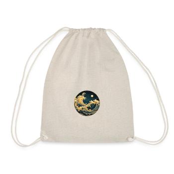 Tribal Tide Fusion - Drawstring Bag - nature - Front