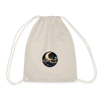 Retro Surf Revival - Drawstring Bag - nature - Front