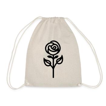Pink Flower - Drawstring Bag - nature - Front