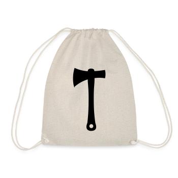 axe - Drawstring Bag - nature - Front