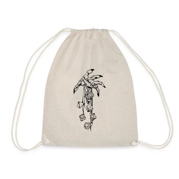 JDR - Hand of the game master - rpg Dices - Drawstring Bag - nature - Front
