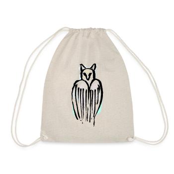 Owl - Drawstring Bag - nature - Front