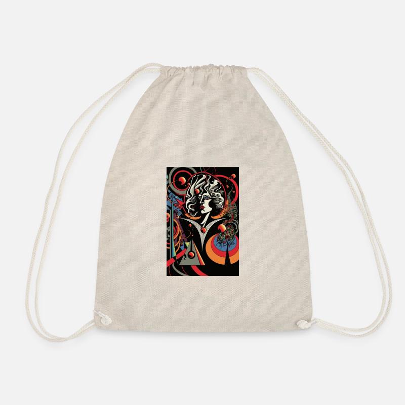 Cubethulhu incarnation of ash marker art - Drawstring Bag - nature