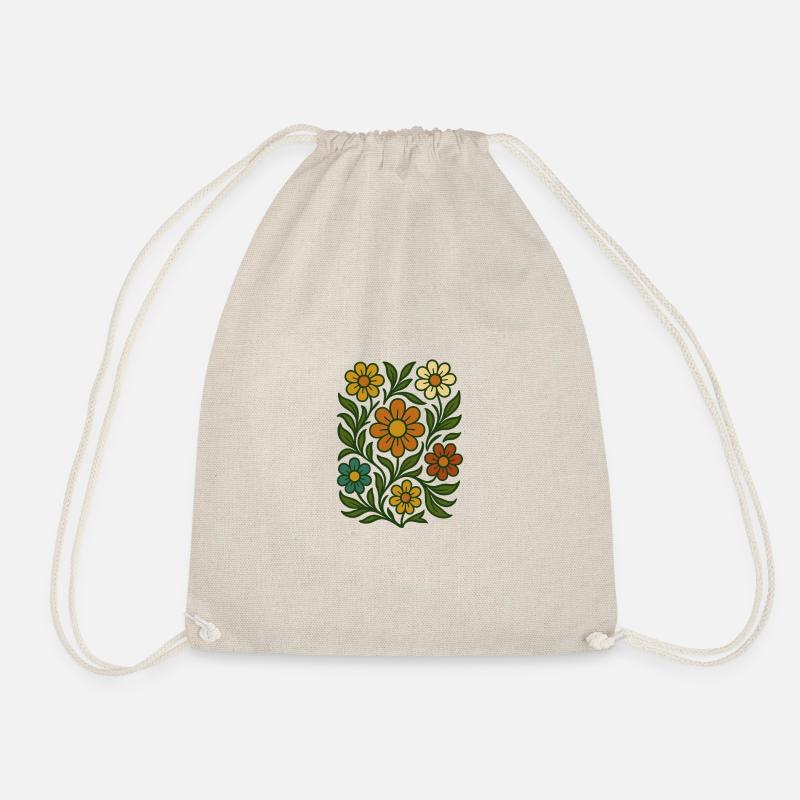 Flowers - Drawstring Bag - nature