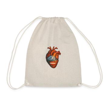 Austria in the heart - Drawstring Bag - nature - Front