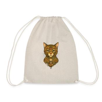 Chat Porté #8 - Tatoo - Sac de sport léger - nature - Devant