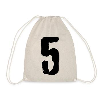 Maillot numéro 5 - Sac de sport léger - nature - Devant