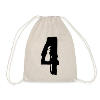 Maillot numéro 4 - Sac de sport léger - nature - Devant