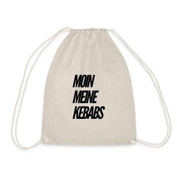 Moin meine Kebabs - Turnbeutel - Natur - Vorne