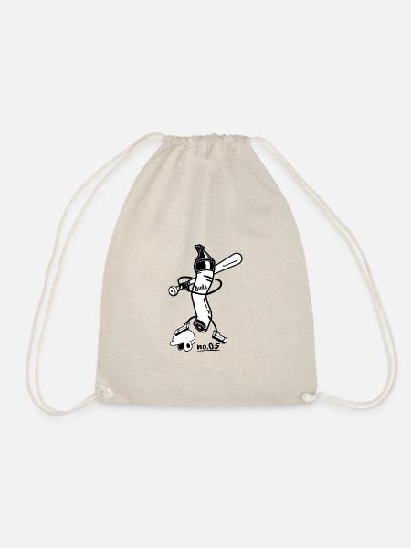 Dude no 05 - Drawstring Bag - nature