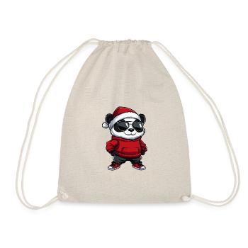 Panda Noël Noël - Sac de sport léger - nature - Devant