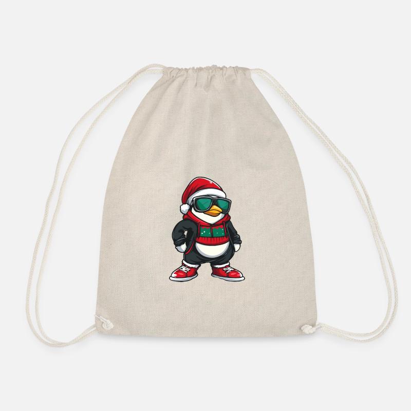 Pingouin Noël Noël - Sac de sport léger - nature