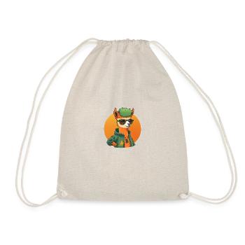 Cool Lama 2 - Turnbeutel - Natur - Vorne