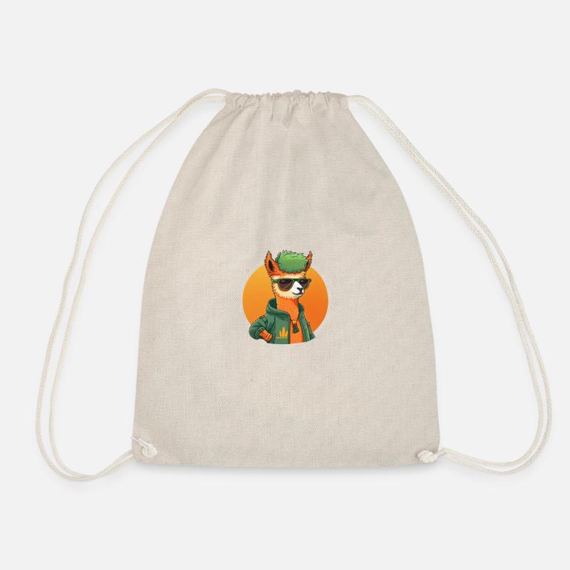 Cool Lama 2 - Turnbeutel - Natur