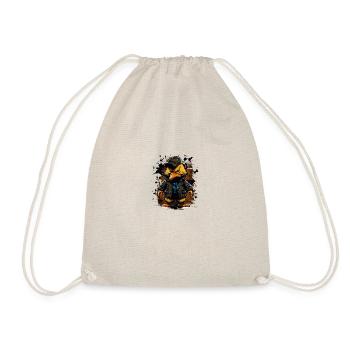 Angry duck 2 - Drawstring Bag - nature - Front
