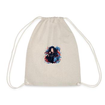 Dragon Girl Yuna - Drawstring Bag - nature - Front