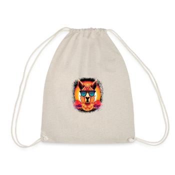 funny saying women africa camelidae no probllama - Drawstring Bag - nature - Front