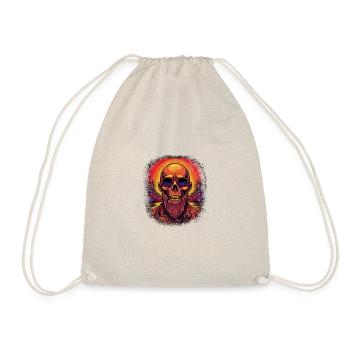Cool Coach Beard Fun Beard Lover Bear Covid19 - Drawstring Bag - nature - Front