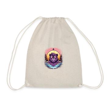 Panda Grumbler Funny Dictons Idée cadeau Drôle Koala - Sac de sport léger - nature - Devant