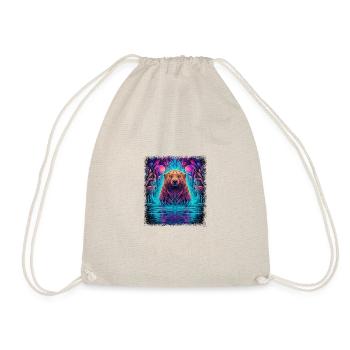 Pride Peace Sign Heart Birthday Present Jokes - Drawstring Bag - nature - Front