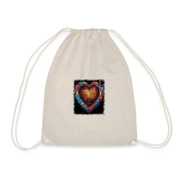 Food Black Labradors Matter Bitter Chocolate - Drawstring Bag - nature - Front