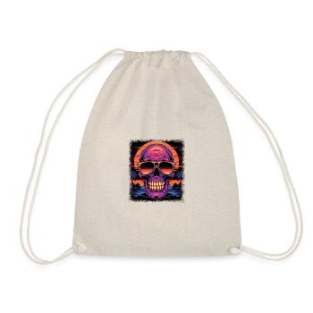 Drawing Present Idea Black Bones Anatomy - Drawstring Bag - nature - Front
