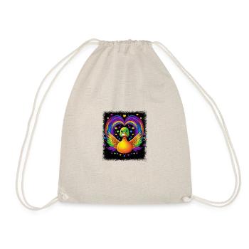 Cool salle de bain cadeau anniversaire cadeau canard 8 bit - Sac de sport léger - nature - Devant