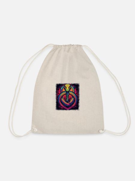 Nerdsbyleo Chemises cadeaux pour serpent - Sac de sport léger - nature