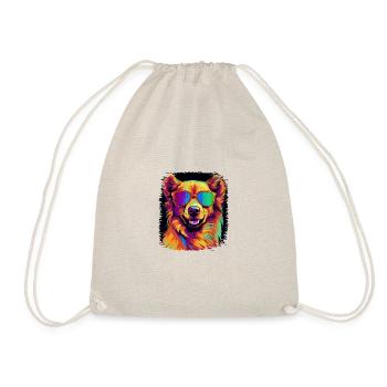 For Baby Beagle Lover Gift Dog Humor Dog Friendly - Drawstring Bag - nature - Front