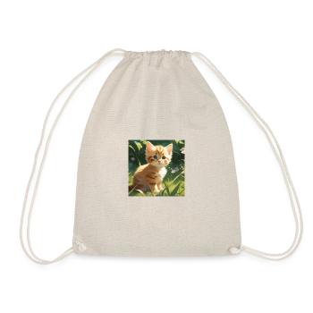 Baby kitten. - Drawstring Bag - nature - Front