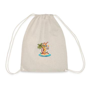 Seahorse Summer Holiday - Drawstring Bag - nature - Front