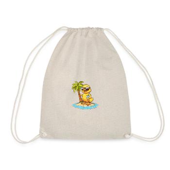 Duck Summer Holiday - Drawstring Bag - nature - Front