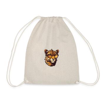 Tête de guépard Cool - Sac de sport léger - nature - Devant