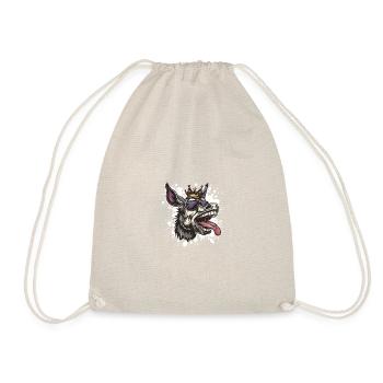 Donkey Comic Funny Party - Drawstring Bag - nature - Front