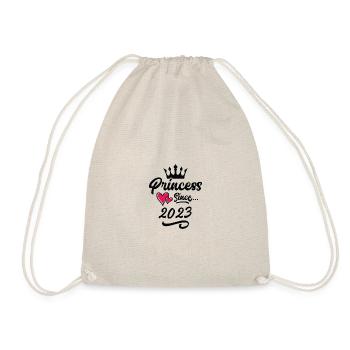 2023 Princess Birthday - Drawstring Bag - nature - Front