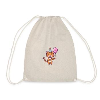 Tiger Birthday Comic - Drawstring Bag - nature - Front
